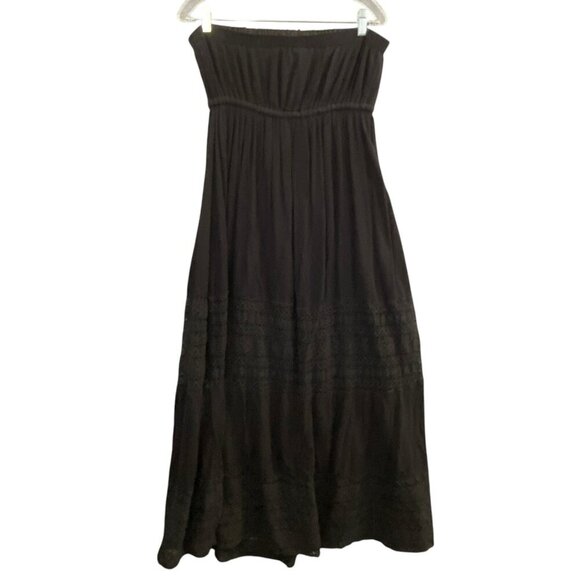 TORRID Women Off Shoulder Lace Maxi Dress Size 2x Black Lace Inset 71-6 - Picture 2 of 11